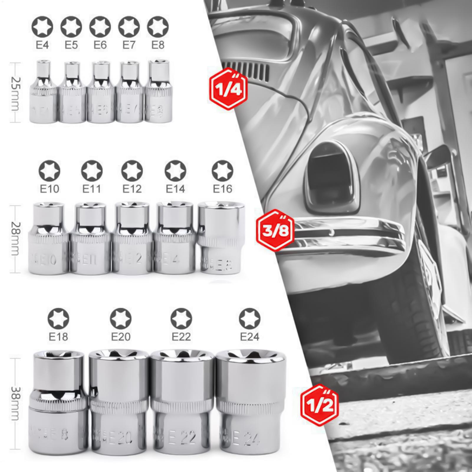 Socket Set - Set Soket Portabel Multifungsi Tahan Banting