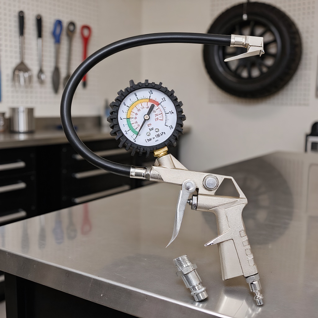 Spring Compressor Tool - Alat Pengukur Tekanan Ban Tipe Pistol,